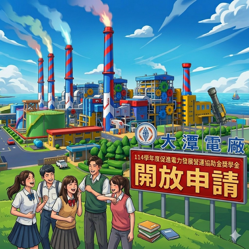 「114學年度促進電力發展營運協助金獎學金」即將開始申請囉!!